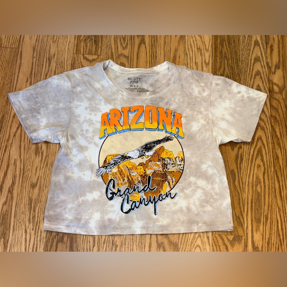 Mighty Fine Arizona Graphic Tee - White and Orange